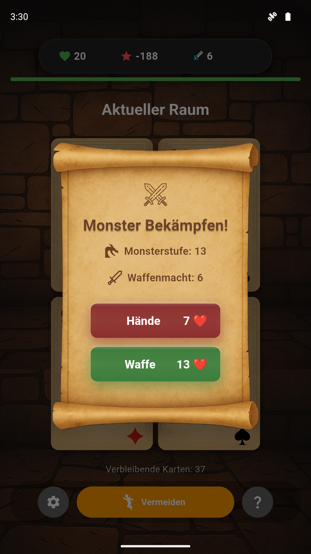 Wähle deine Kampfweise
